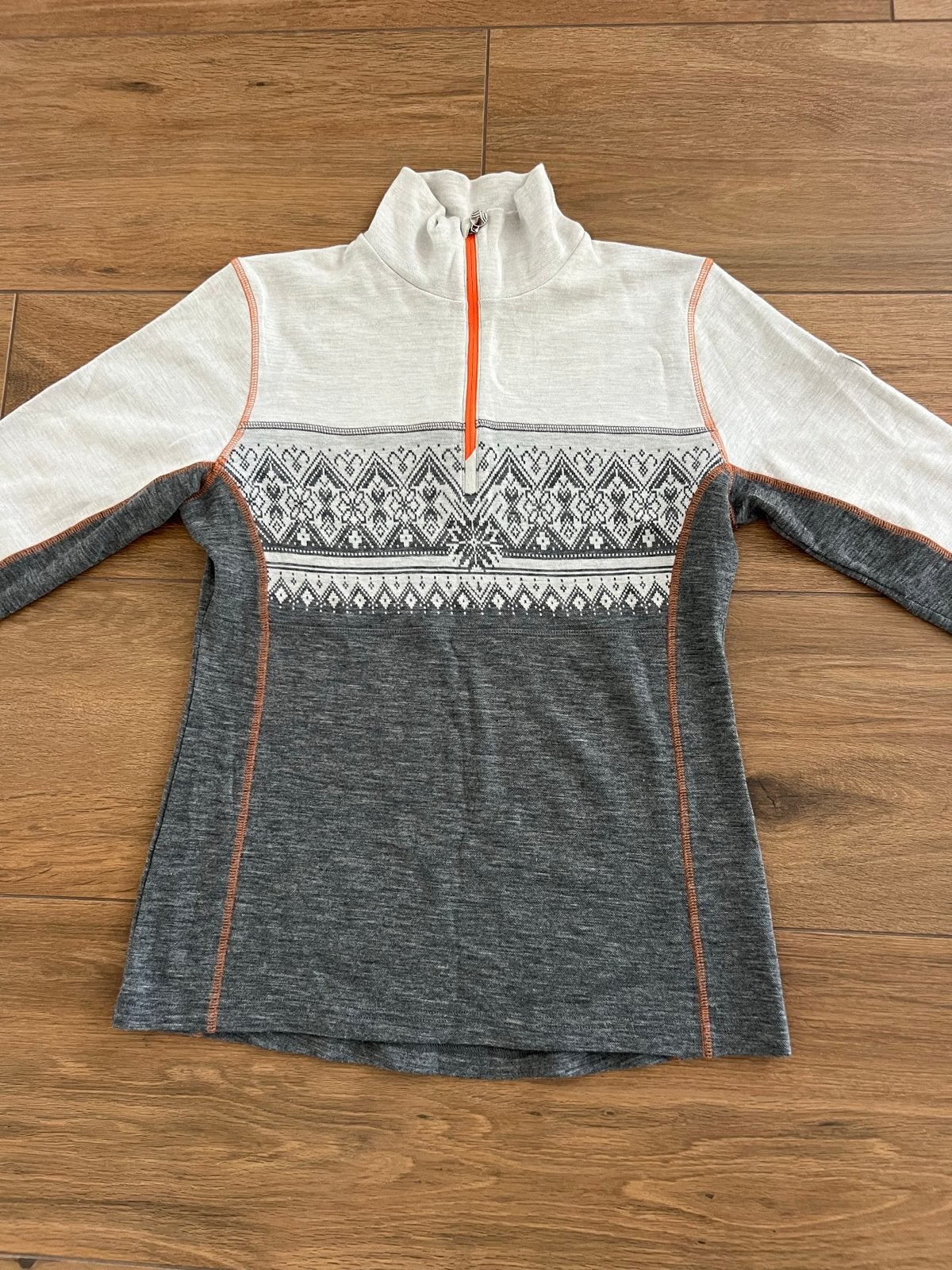 Dale of Norway Merino Wollen Trui - Maat L, Ophalen of Verzenden, Zo goed als nieuw, Maat 42/44 (L), Grijs