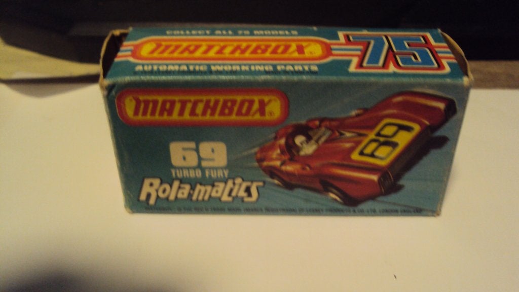 matchbox 1973 nr 69 TURBO FURY, Ophalen of Verzenden, Nieuw, Auto, Matchbox