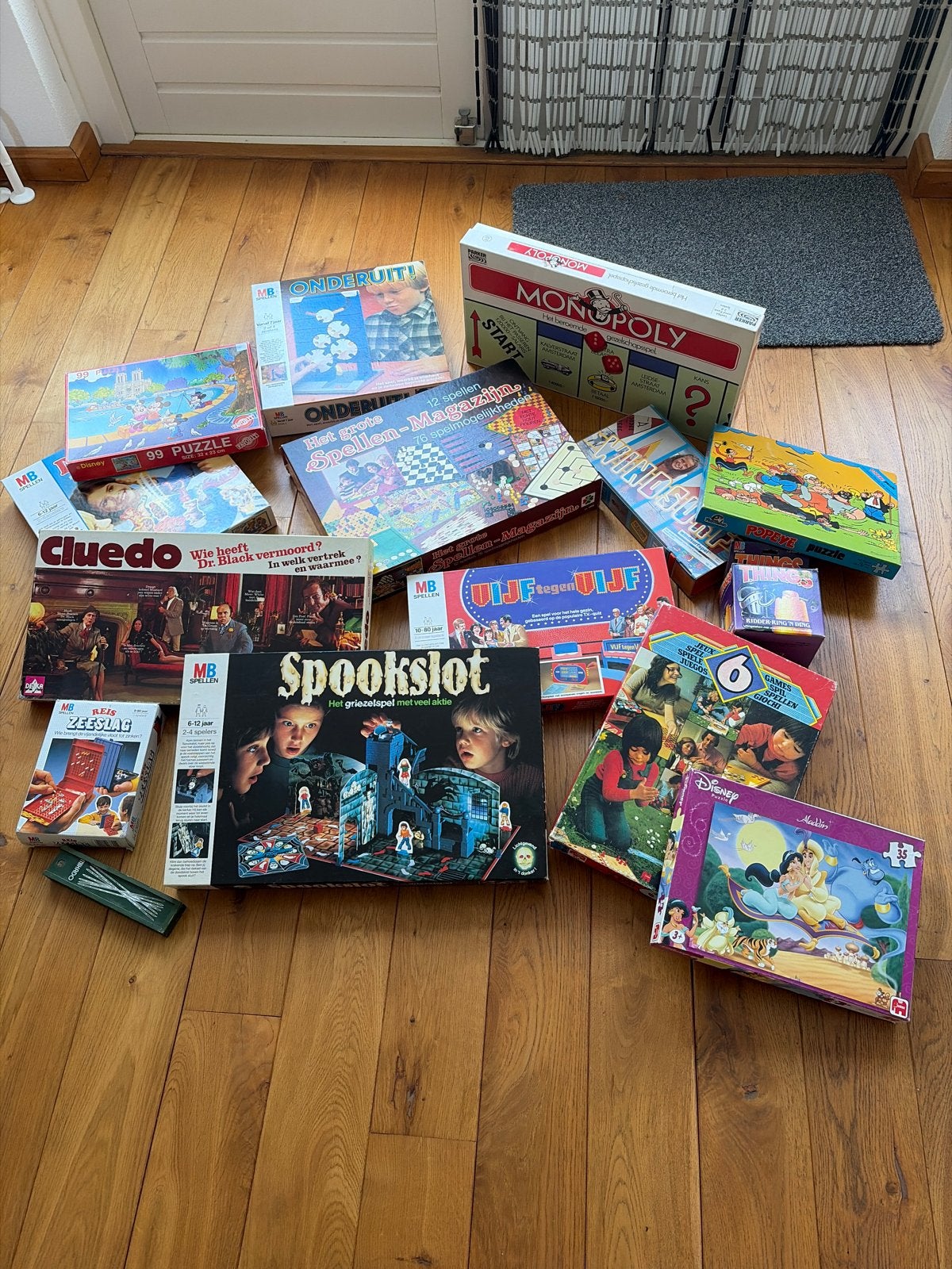 Grote collectie bordspellen en puzzels, Een of twee spelers, Ophalen, Gebruikt