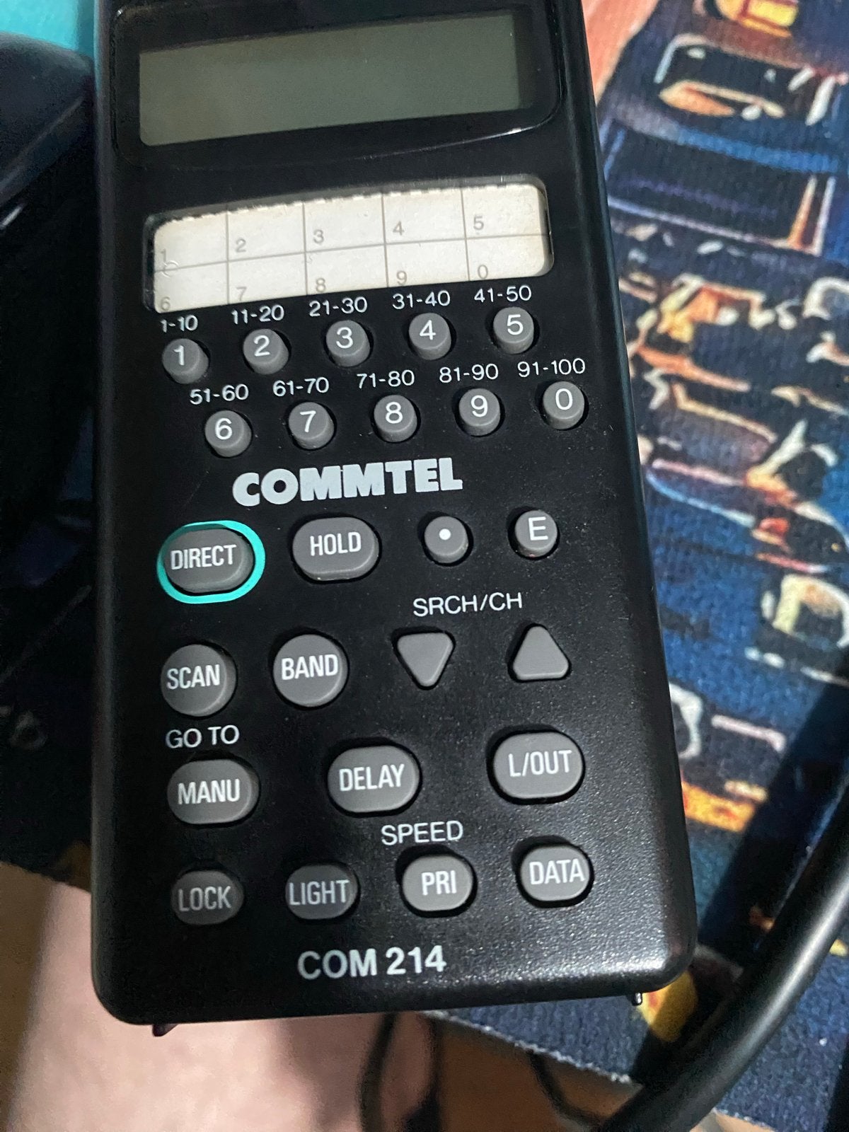 CommTel COM 214 Programmeerbare 100-Kanaals Scanner, Telecommunicatie, Ophalen, Gebruikt, 30 tot 200 kanalen, Draagbaar