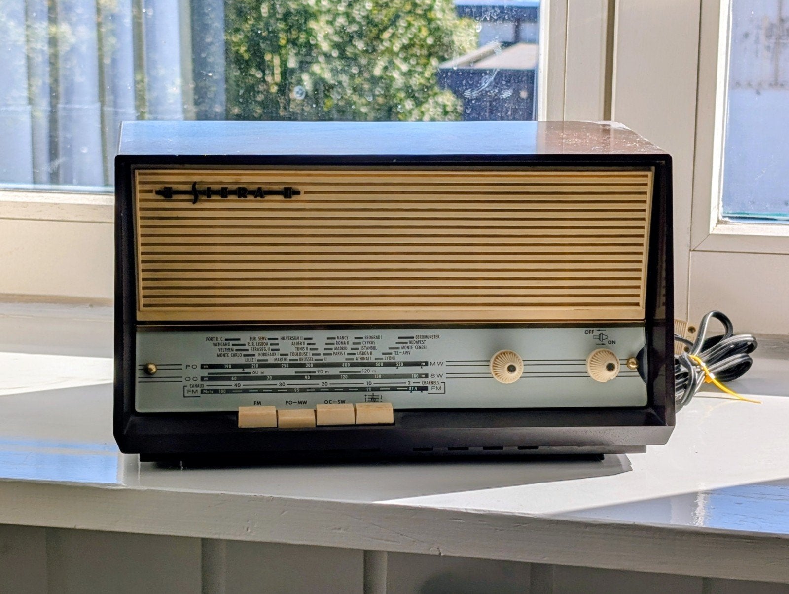 Vintage Siera SA 2084 Radio - Klassieke Transistorradio, Audio, Tv en Foto, Ophalen of Verzenden, Gebruikt, Transistorradio