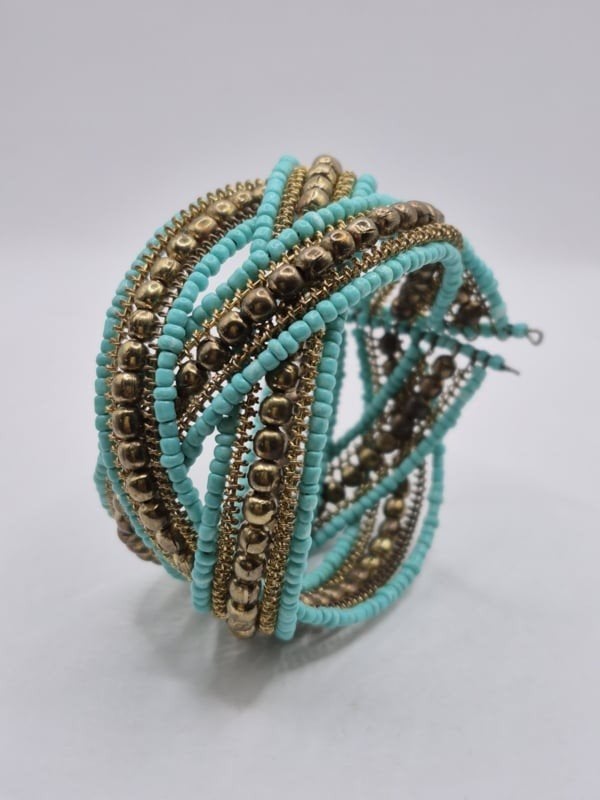 Turquoise armband, Overige materialen, Gebruikt, ., Ophalen of Verzenden