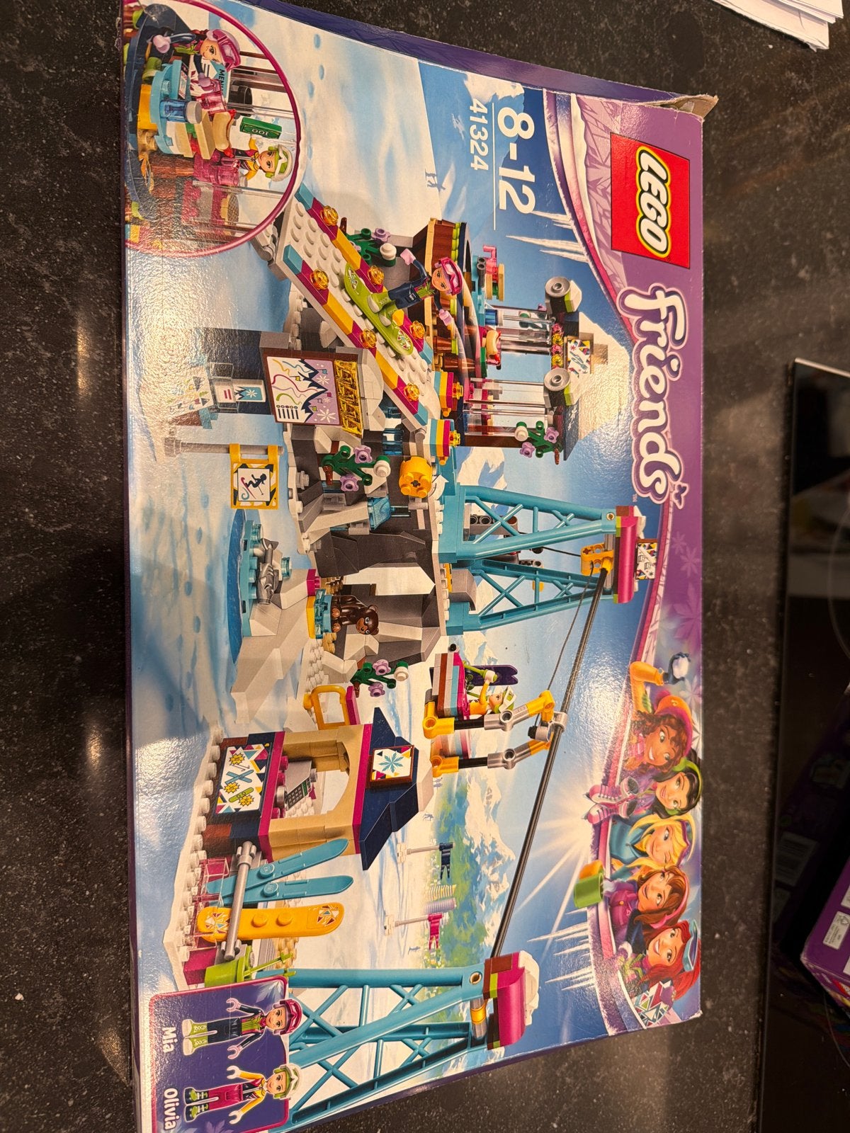 Lego Friends 41324 Ski Resort Snow Park, Gebruikt, Lego, Friends, Ophalen of Verzenden