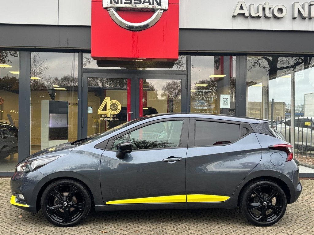 Nissan Micra IG-T 92 Xtronic Kiiro | AUTOMAAT | NAVIGATIE |, Gebruikt, Automatische klimaatregeling, 92 pk, 3 cilinders