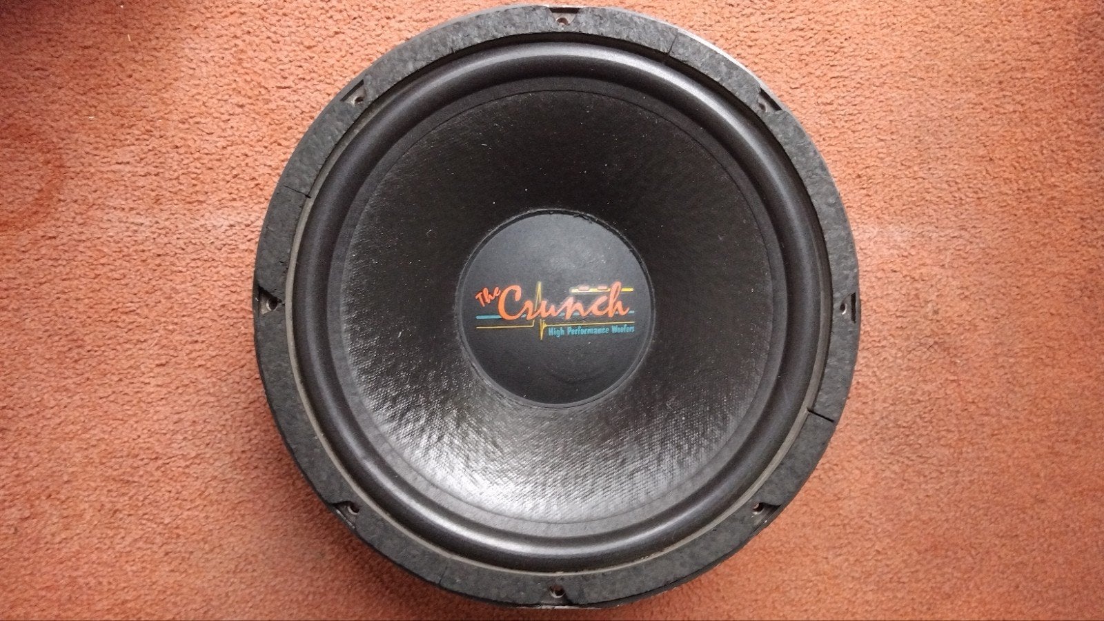 Crunch High-Performance Woofer - Old School Car Audio 60euro, Ophalen, Gebruikt