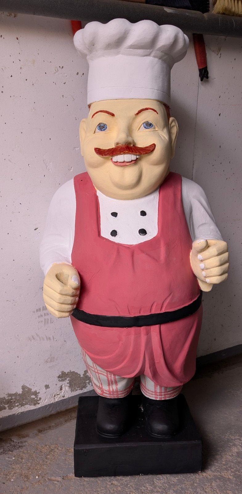 Grote kok decoratiebeeld, Ophalen, Gebruikt, Mens