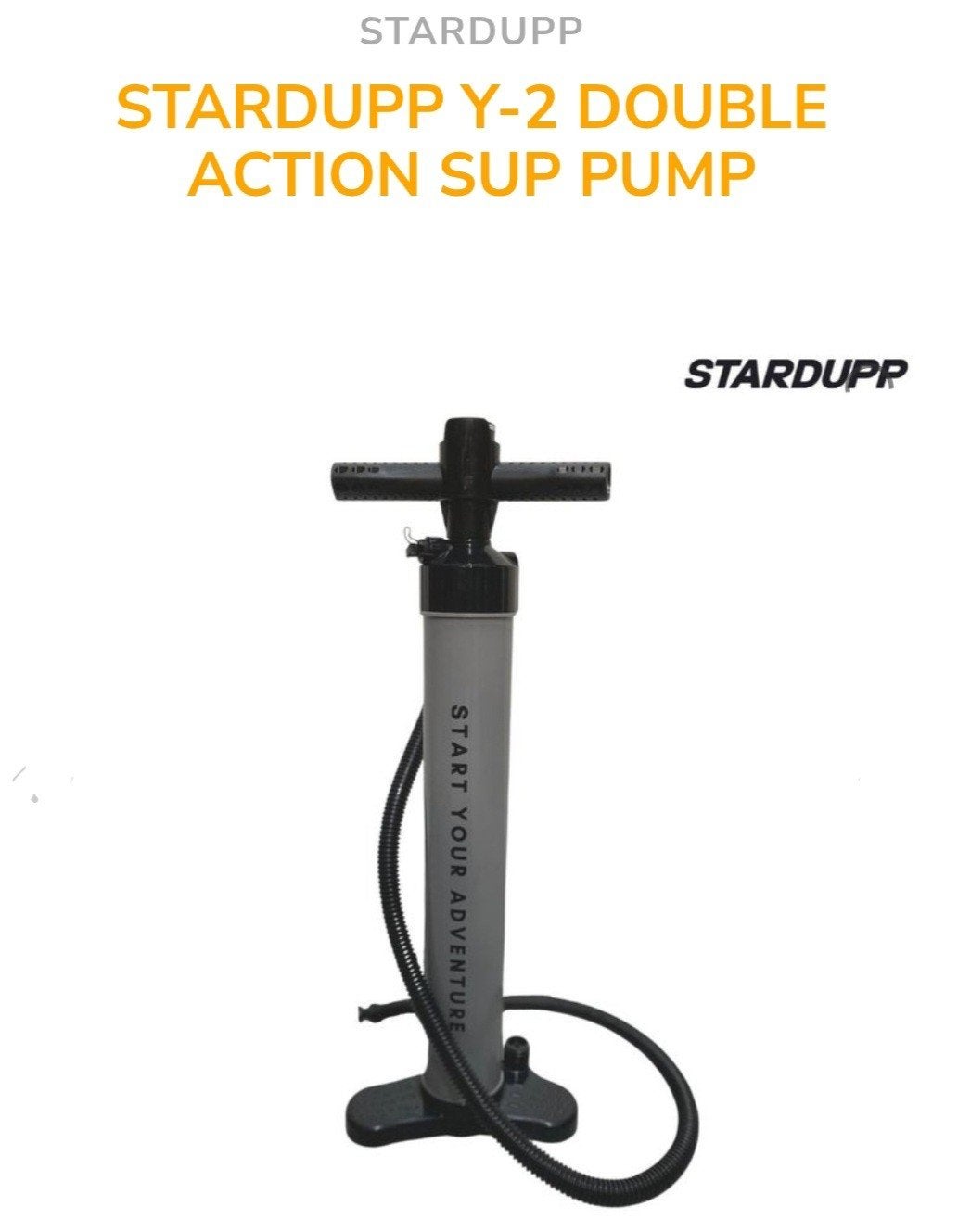 Stardupp Y-2 Double Action SUP Pomp, Ophalen, Zo goed als nieuw, SUP-accessoire
