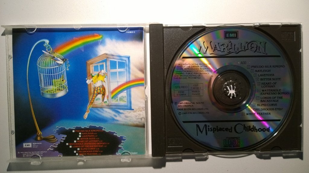 Marillion - Misplaced Childhood, Ophalen of Verzenden, Zo goed als nieuw, Poprock, Album