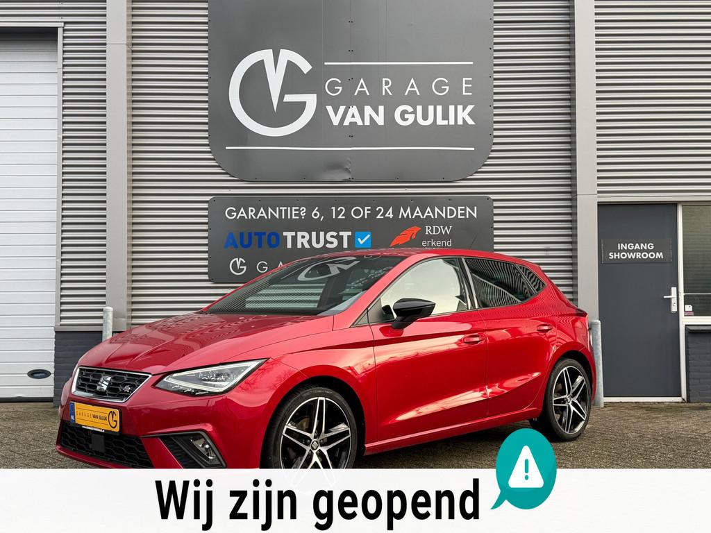 SEAT Ibiza 1.0 110PK EcoTSI FR Automaat Clima,Cruise,CarPlay, Gebruikt, Zwart, 580 kg, Ibiza