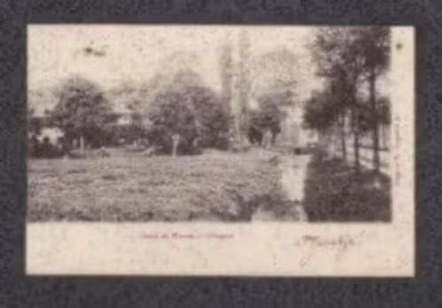 Winsum Obergum Straatbeeld 1902., Verzamelen, Ophalen of Verzenden, Voor 1920, Gelopen, Groningen