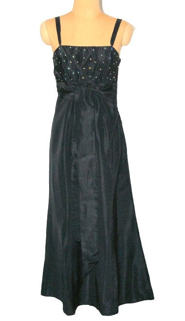 Vera Mont jurk, satijnen avondjurk diamonds, zwart, Mt. M, Maat 38/40 (M), Galajurk, Verzenden, Zwart