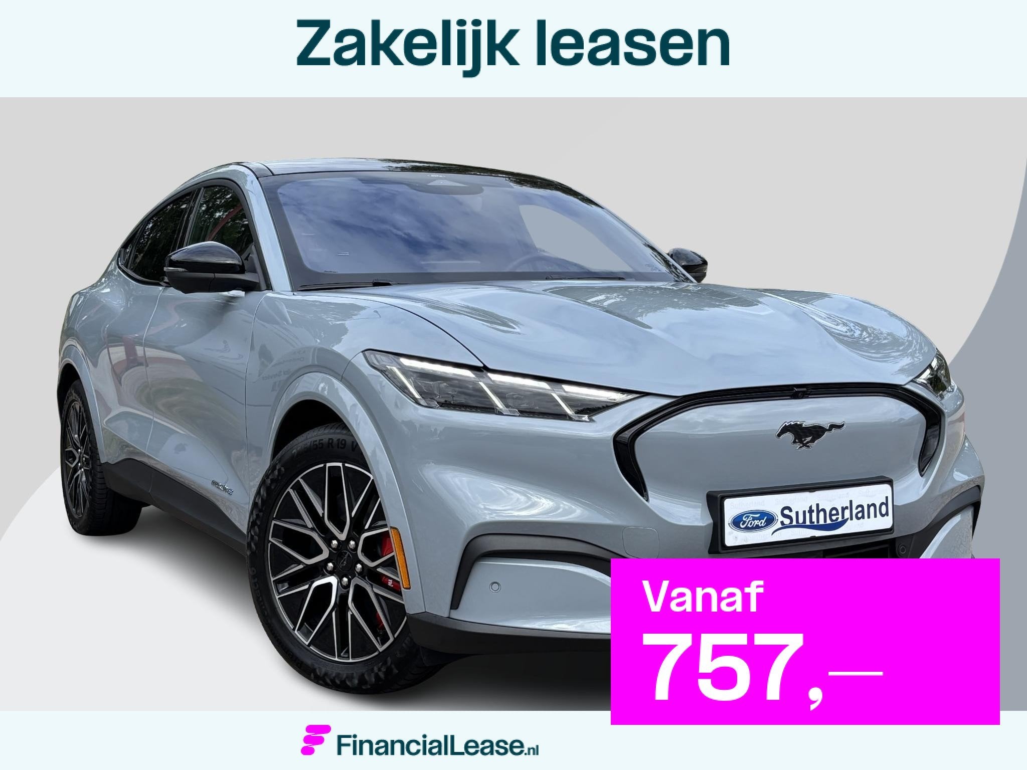 Ford Mustang Mach-E Extended Premium RWD 88 kWh | SCI | VOOR, Automaat, Achterwielaandrijving, Gebruikt, 276 pk