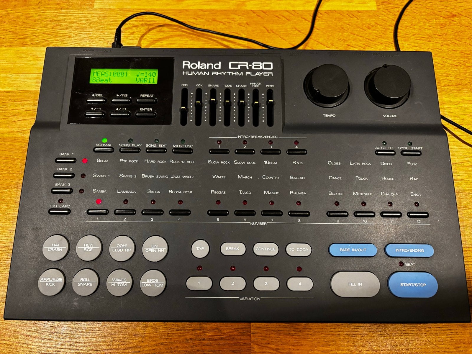 Roland CR-80 – Vintage Drumcomputer, Ophalen of Verzenden, Zo goed als nieuw, Roland
