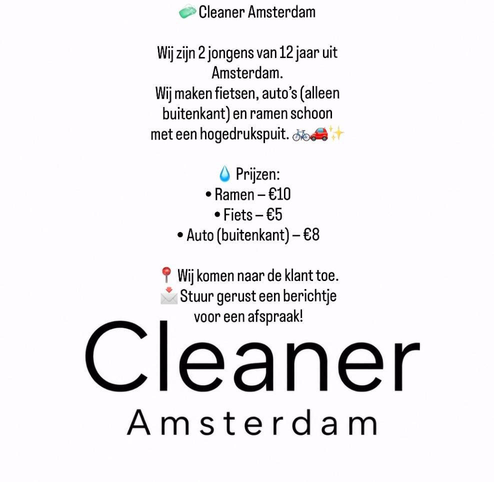 Cleaner Amsterdam wij maken schoon LEES BESCHRIJVING, Tickets en Kaartjes, Kortingen en Cadeaubonnen, Drie personen of meer, Overige soorten