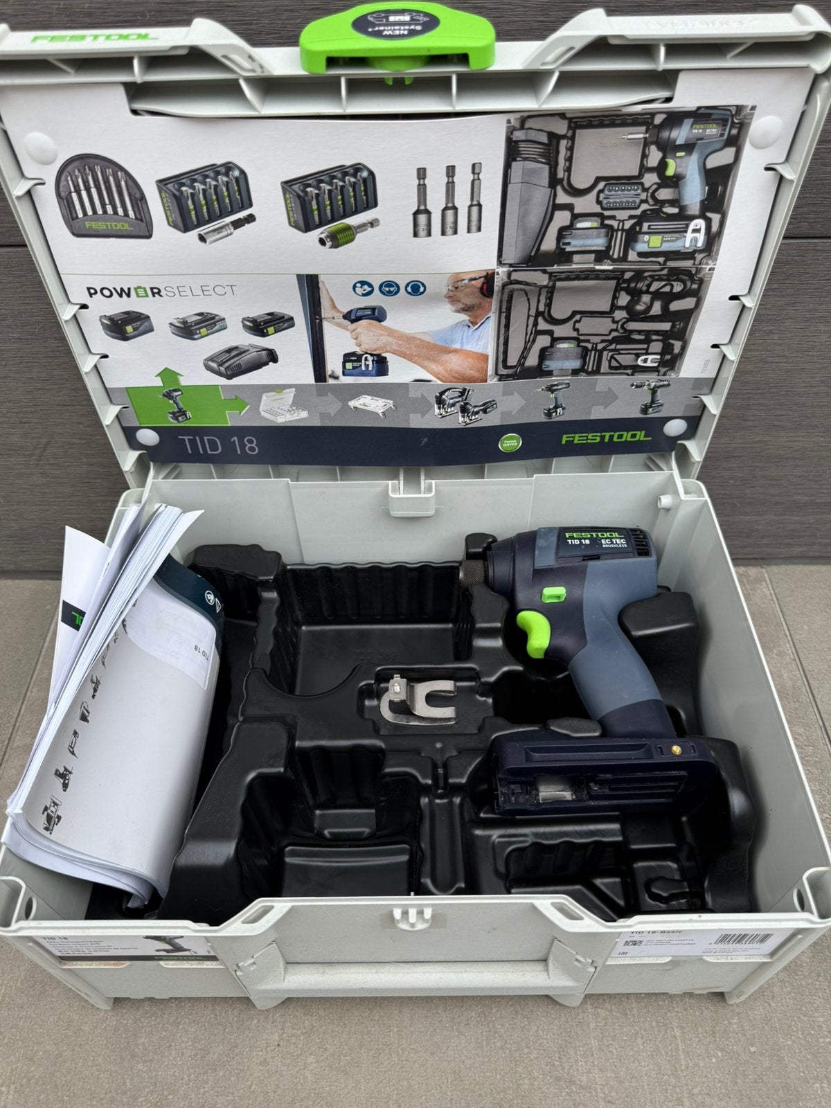FESTOOL TID 18 basic body IN SYSTAINER, Variabele snelheid, Overige typen, Ophalen of Verzenden, Zo goed als nieuw