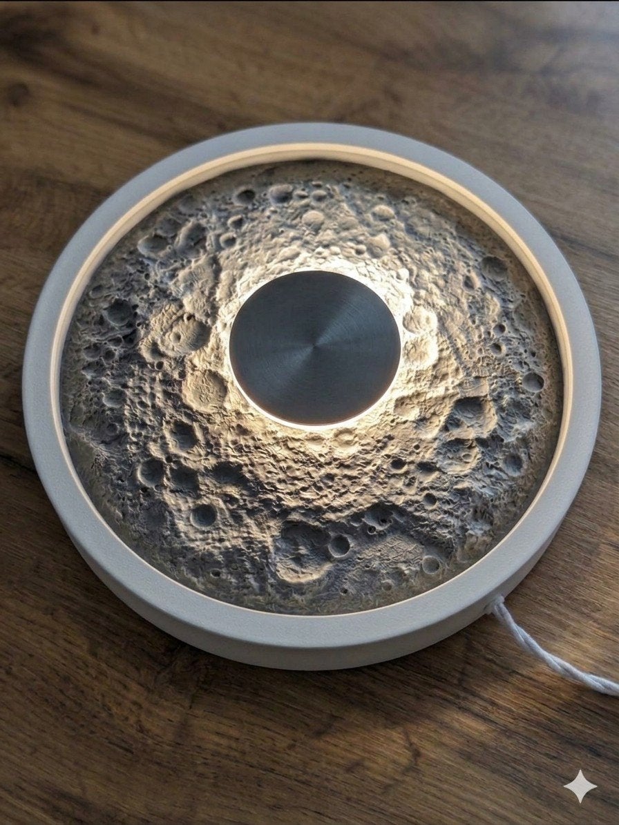 Unieke Maanlamp: Sfeervolle Verlichting voor Thuis, Ophalen of Verzenden