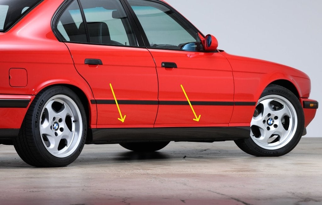 E34 M5/Mtech deurtrimset, Ophalen, Links, Nieuw, Spatbord