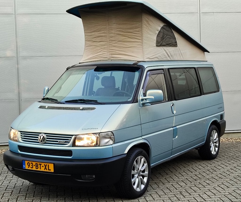 Volkswagen T4 California Westfalia camper 2.5 tdi, Hefdak,, Auto's, 700 kg, 102 pk, Bedrijf, Grijs