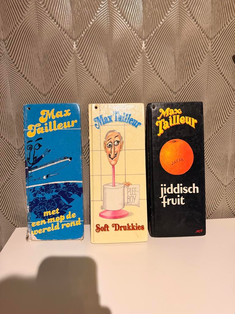 Max Tailleur Boeken - 3 Stuks - Humoristische Verhalen, Ophalen of Verzenden, Gelezen, Nederland