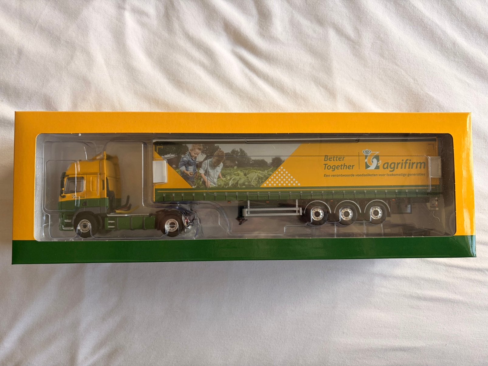 Nieuwe Wsi Daf XF met trailer ( Agrifirm ), Hobby en Vrije tijd, Ophalen of Verzenden, Nieuw, Bus of Vrachtwagen, Wsi