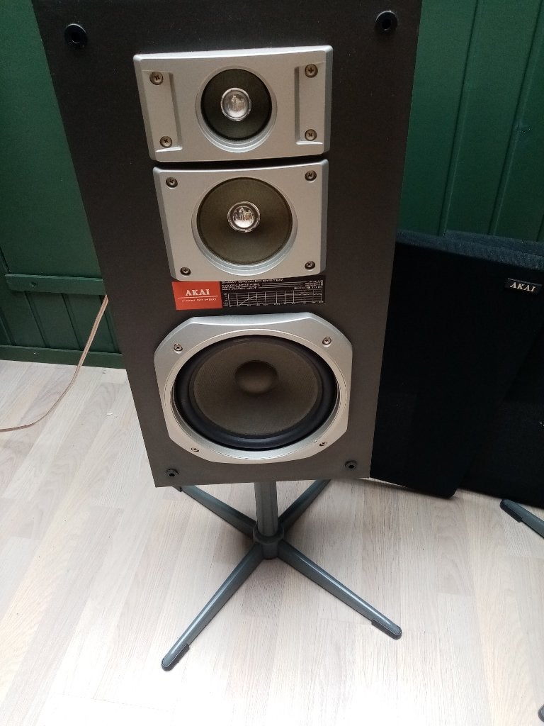 akai luidspeakers jaren 80 sr -h210, Audio, Tv en Foto, Luidsprekers, Stereo speakers, Gebruikt, Minder dan 60 watt, Ophalen
