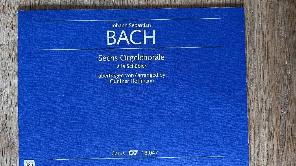 Bladmuziek orgel - Sechs Orgelchorale - J.S. Bach, Orgel, Klassiek, Ophalen of Verzenden, Zo goed als nieuw