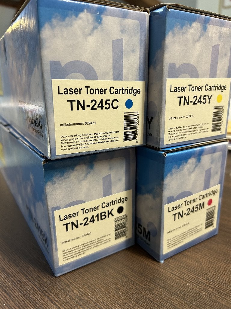 Laser toner cartridge TN-245 vier kleuren, Computers en Software, Printerbenodigdheden, Ophalen of Verzenden, Nieuw, Toner, 123inkt.nl