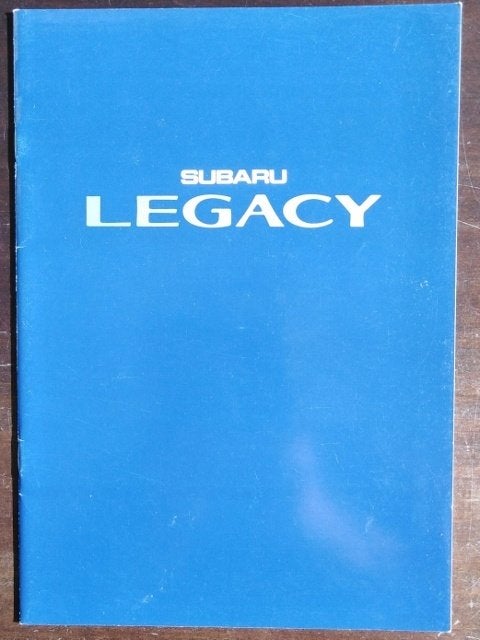 Folder - SUBARU Legacy, Ophalen of Verzenden, Zo goed als nieuw, Overige merken