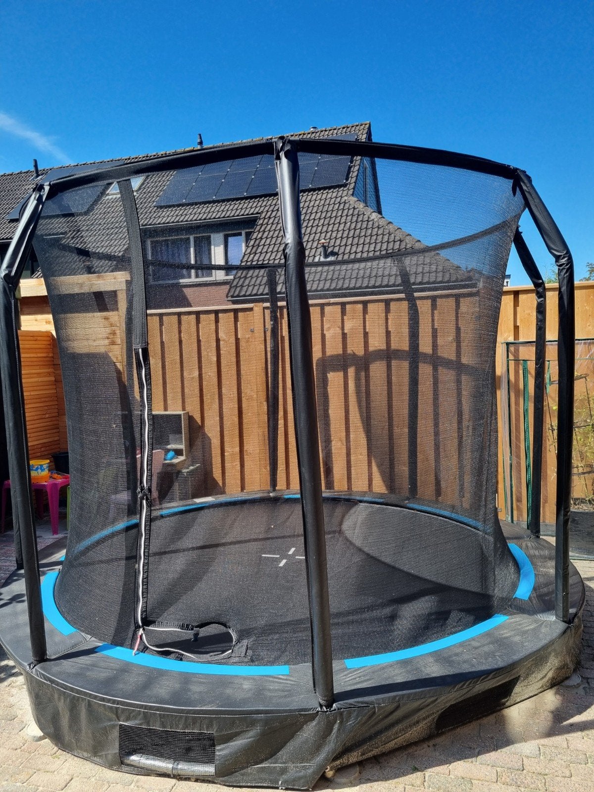 Inground trampoline 3,05m, Kinderen en Baby's, Speelgoed | Buiten | Trampolines, Ophalen, Gebruikt