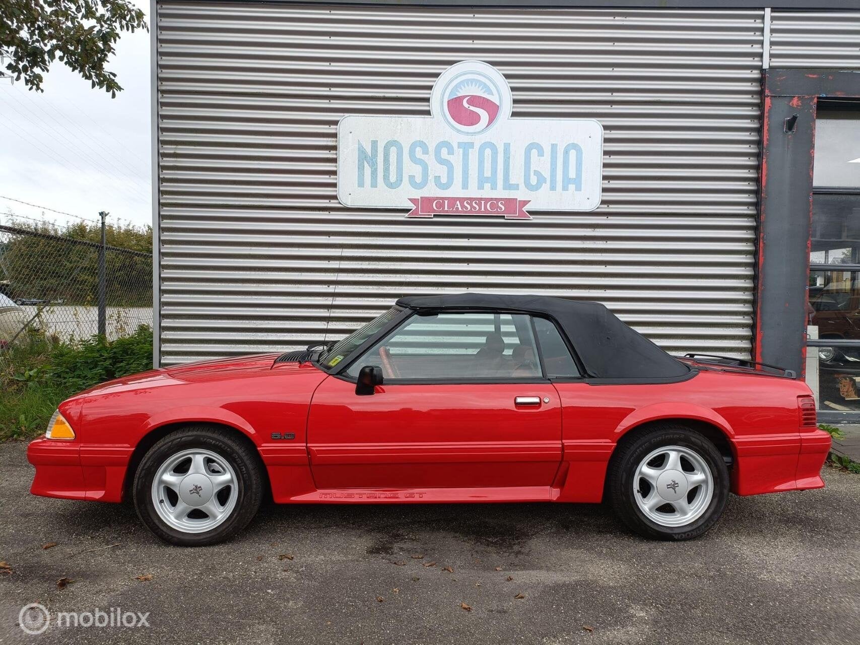Ford Mustang Foxbody GT cabriolet, Automaat, Cabriolet, 4 stoelen, Geïmporteerd