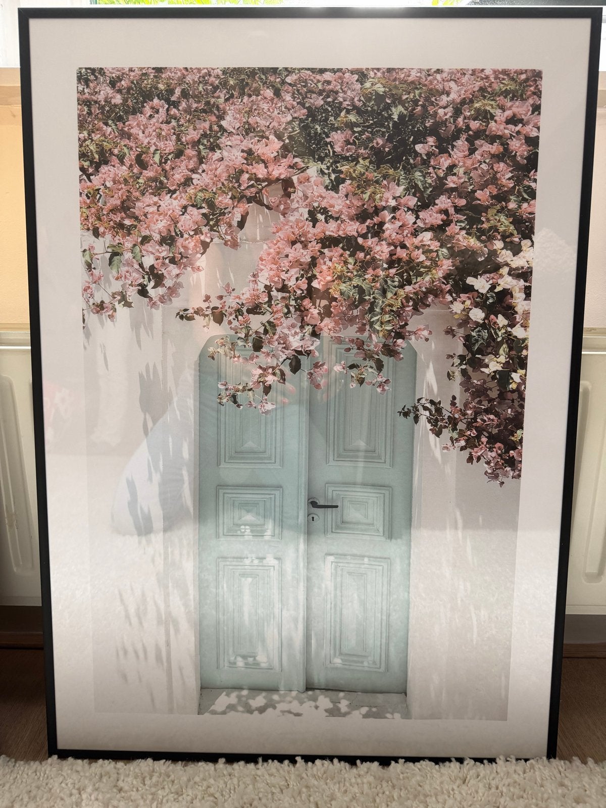 Set van 3 ingelijste posters - Cycladische eilanden, Ophalen, Zo goed als nieuw, Foto of Poster, 75 cm of meer