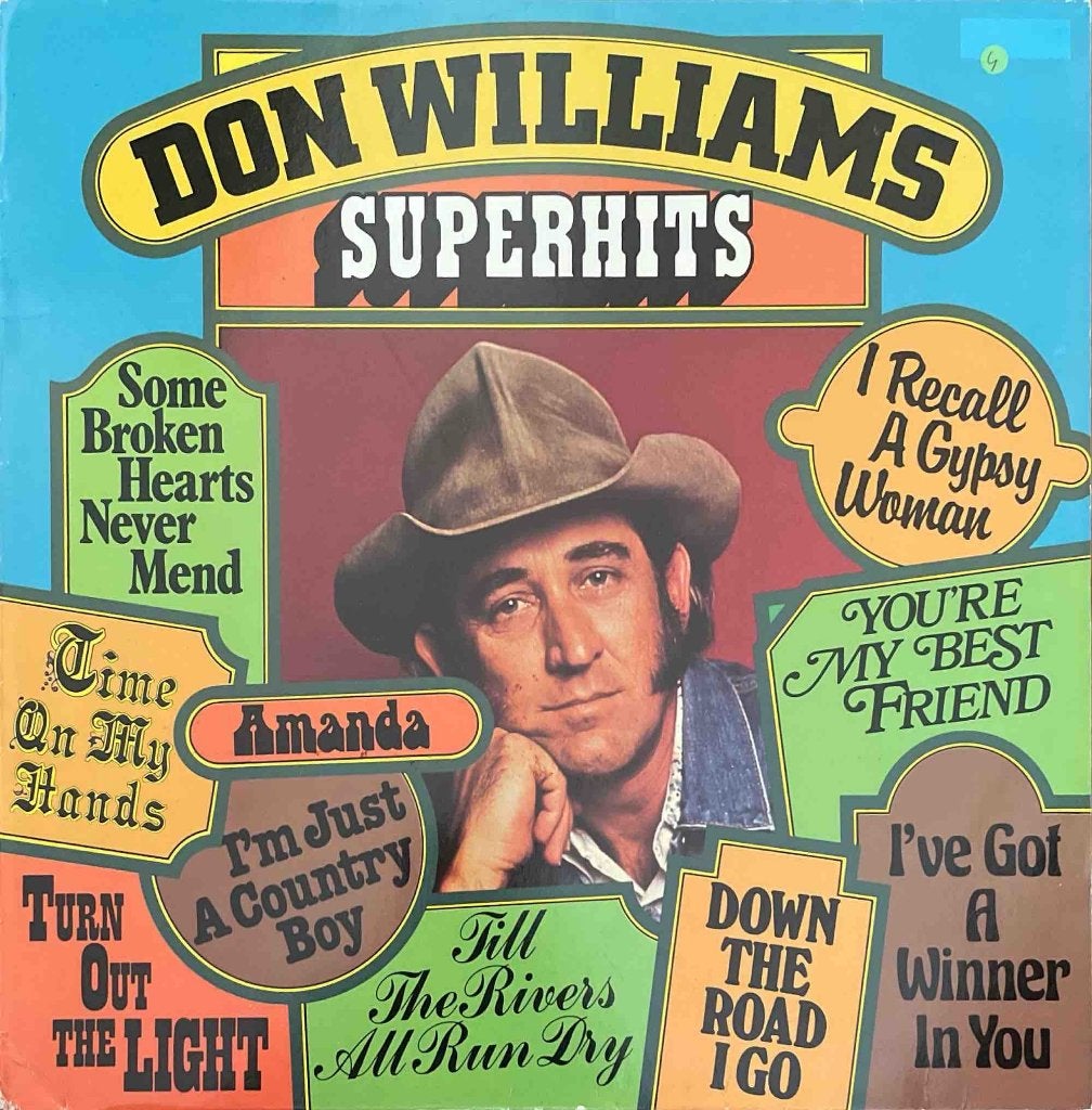Don Williams - Superhits, Cd's en Dvd's, Vinyl | Country en Western, LP, Ophalen of Verzenden, Zo goed als nieuw, 12 inch