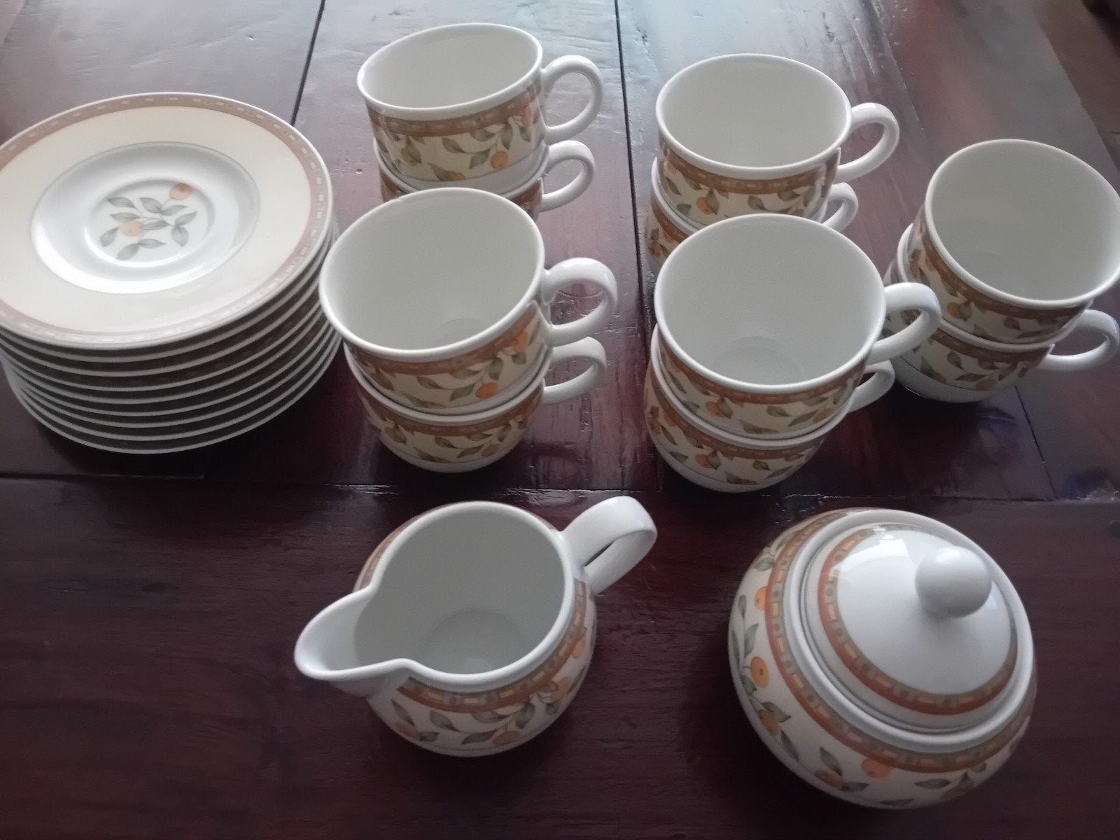 TE koop  kop schotels suiker, melkkannetje , KOFFIETIJF, Ophalen of Verzenden