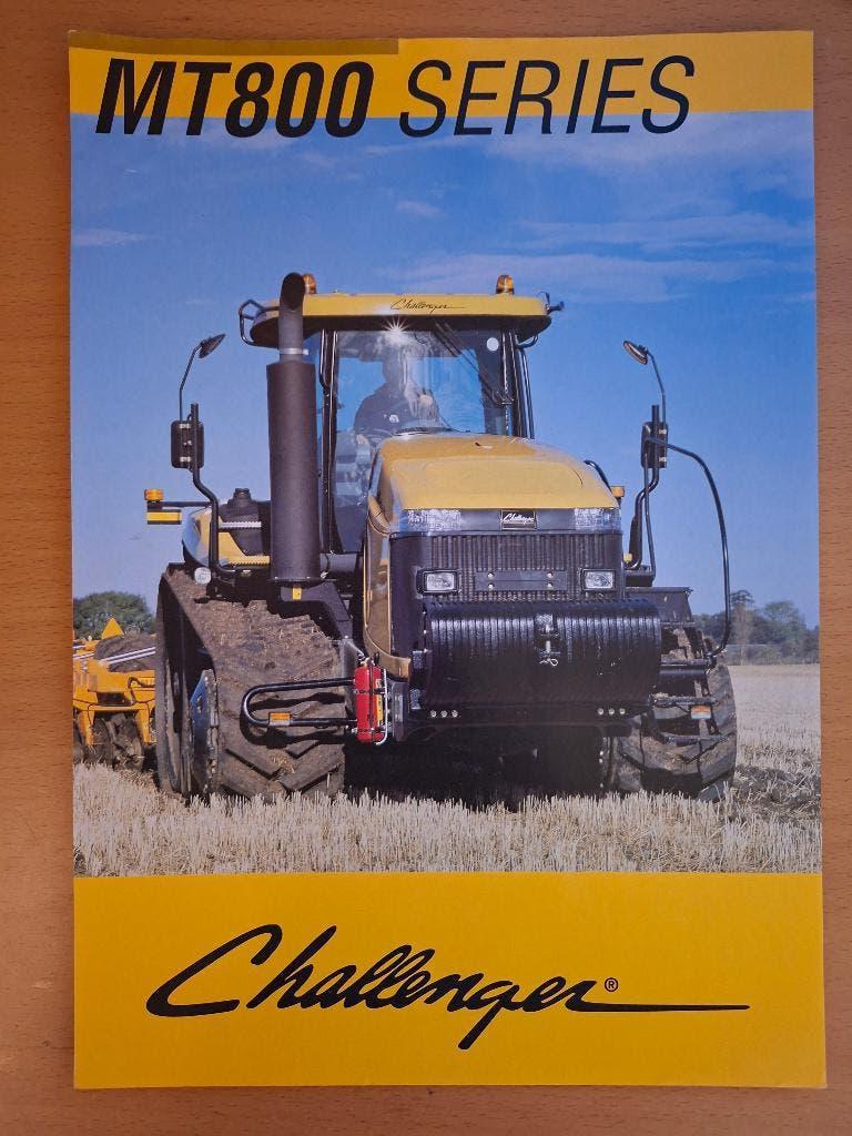 Folder Challenger MT800 Serie rupstrekker, Verzenden, Gelezen, Tractor en Landbouw