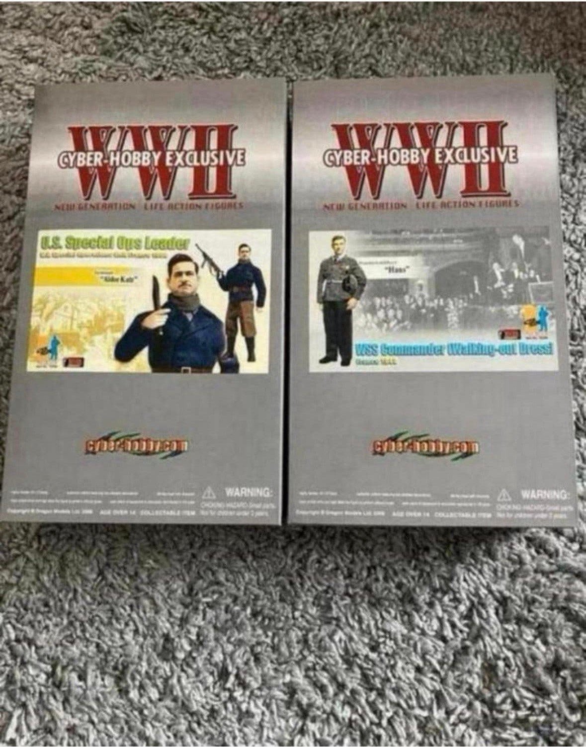 2 figuren van Hans Landa en Aldo Raine - Cyber-Hobby, Verzamelen, Ophalen of Verzenden, Gebruikt, Actiefiguur of Pop
