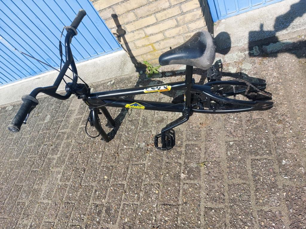 GT Autoline BMX Fiets - Zwart, Gebruikt, Ophalen, Gebruikt, Staal, Velgrem