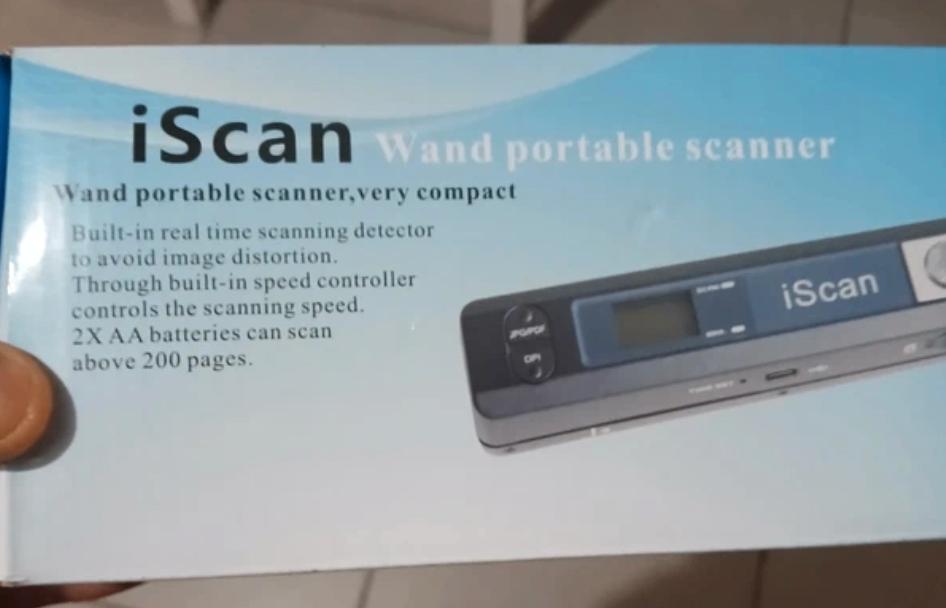 Portable scanner, Computers en Software, Scanners, Android, Zo goed als nieuw, Mobiele scanner, Iscan