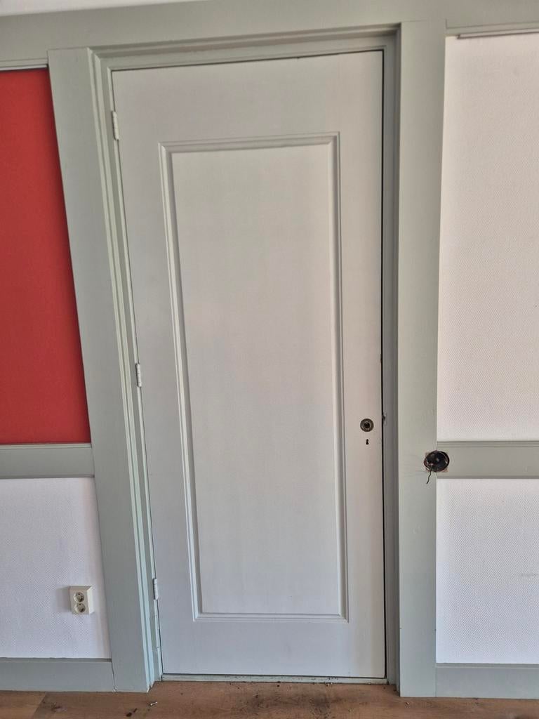 2x massieve paneeldeur in goede staat, Ophalen, Binnendeur, 200 tot 215 cm