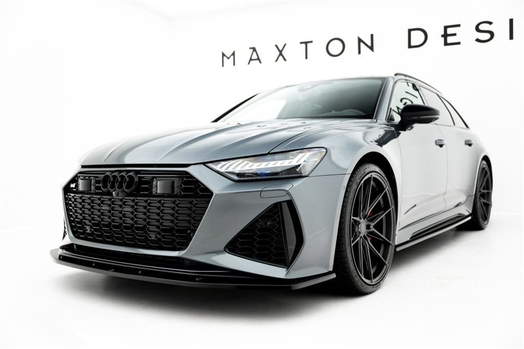 Maxton Design Audi RS6 C8 Voorspoiler Spoiler Splitter V2, Verzenden, Automotive Parts, A.parts@hotmail.nl, Trasmolenlaan 12 3447 GZ Woerden