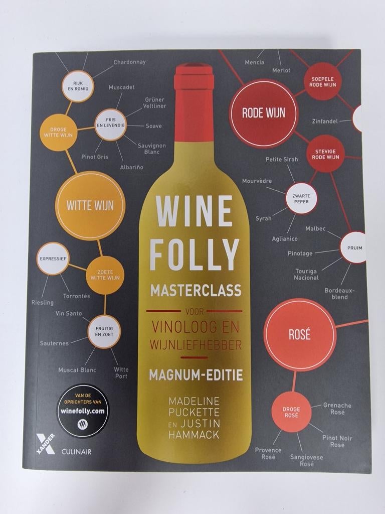Nieuw!    Wine Folly Masterclass.🍷🥂🍾   Madeline Puckette, Boeken, Ophalen of Verzenden, Nieuw