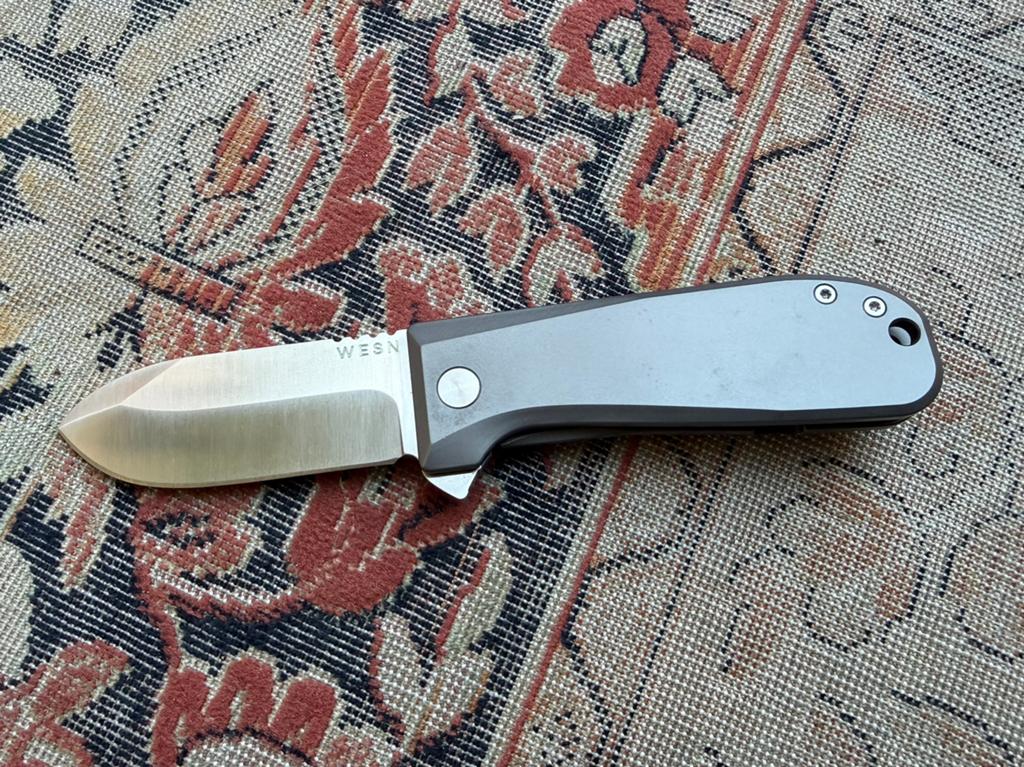 Nieuw WESN The Allman Titanium EDC Pocket Knife Zakmes Mes, Ophalen of Verzenden, Nieuw