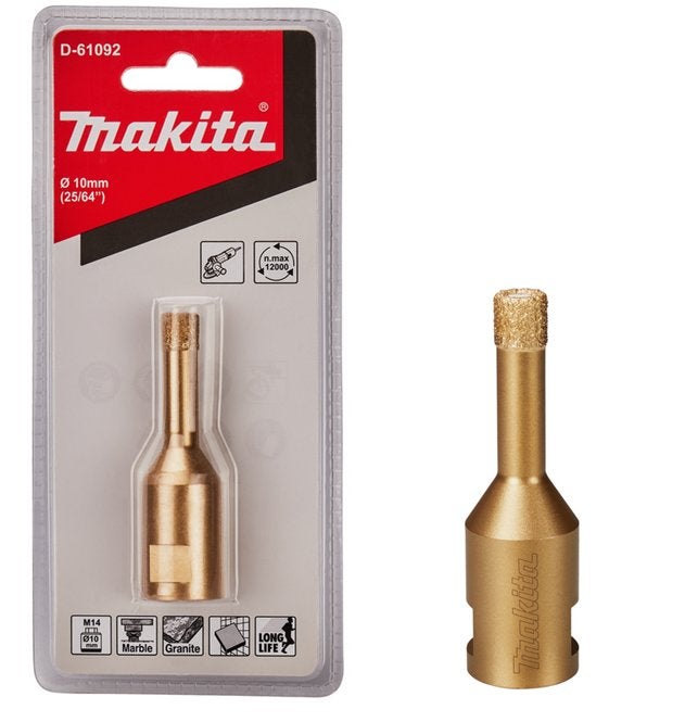 Makita D-61092 Diamantboor 10mm M14 aansluiting Nieuw, Doe-het-zelf en Verbouw, Gereedschap | Handgereedschap, Info@makita.nl