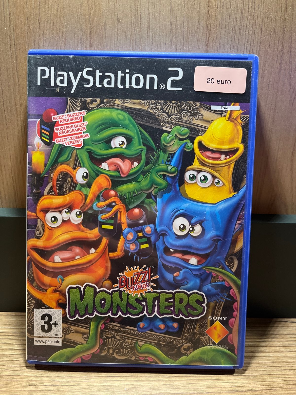 Buzz! Junior: Monsters - PlayStation 2 (PS2), Spelcomputers en Games, Gebruikt, Overige genres, Eén computer, Ophalen of Verzenden