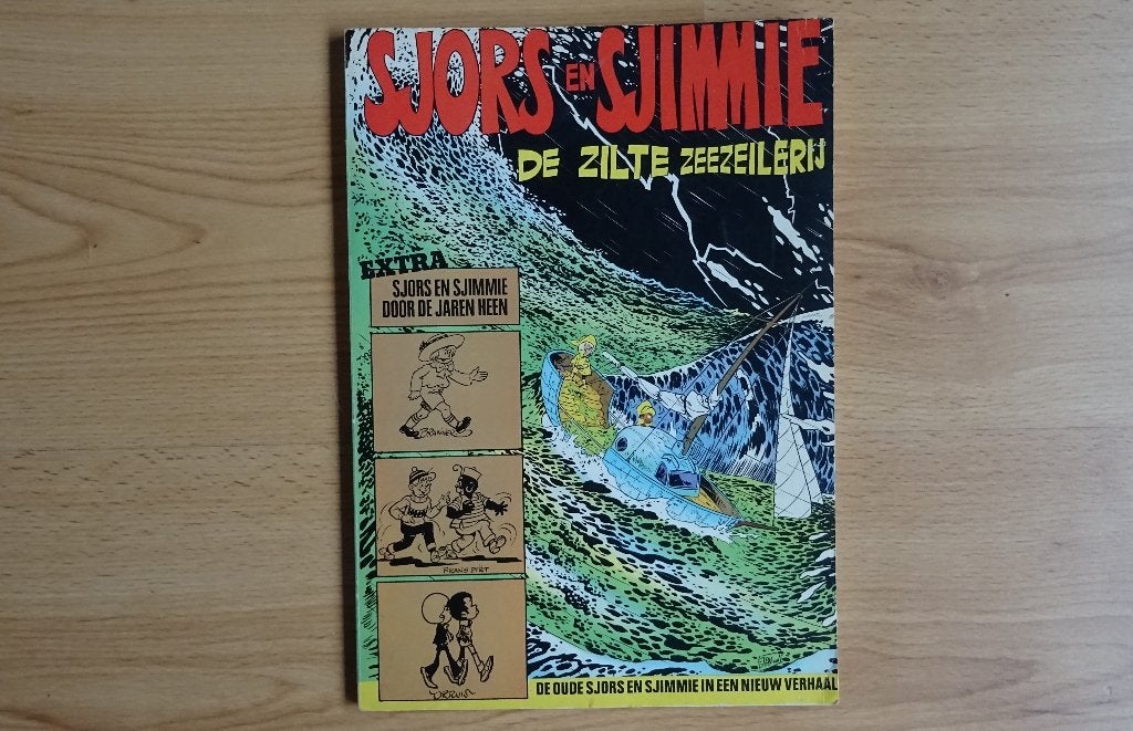 Sjors & Sjimmie, de zilte zeezeilerij, de geheimzinnige fles, Eén stripboek, Ophalen of Verzenden, Gelezen