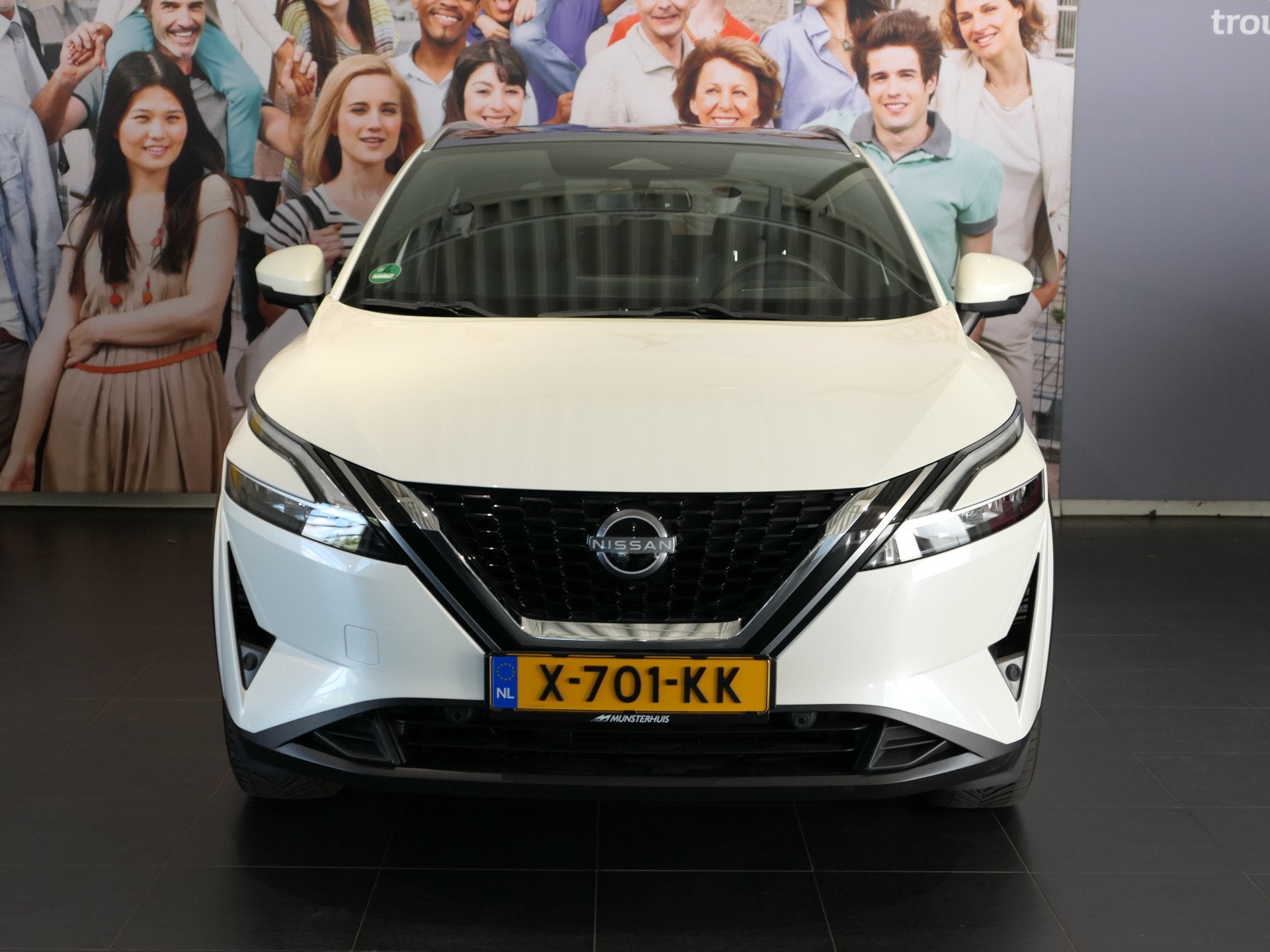 Nissan QASHQAI 1.3 MHEV Xtronic Tekna *1.800kg trekgewicht!*, Auto's, Leder en Stof, Wit, Origineel Nederlands, Qashqai