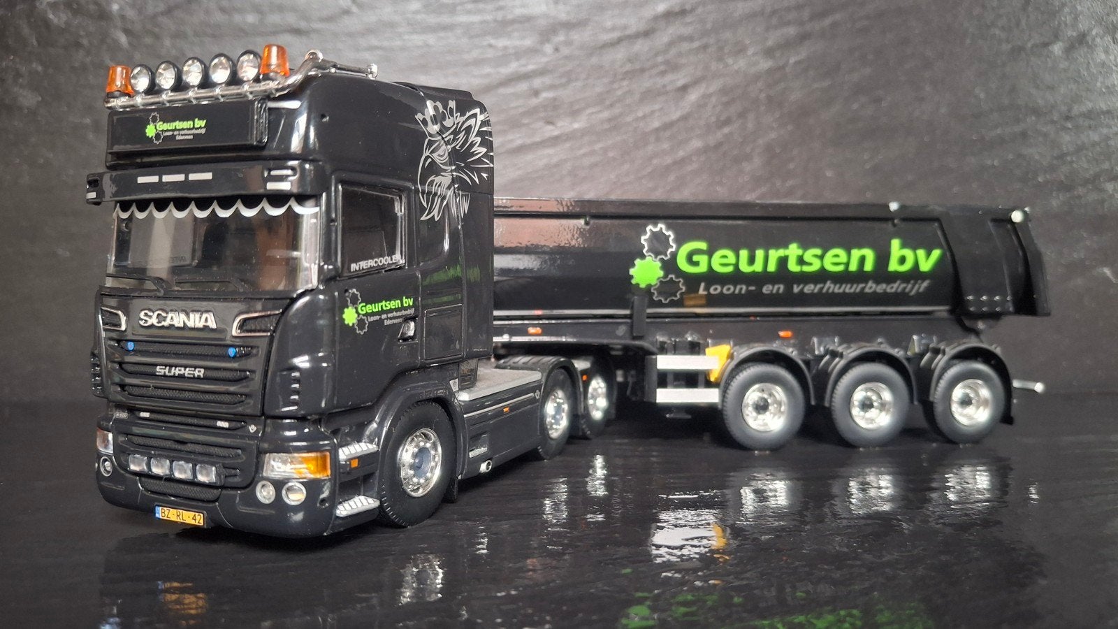 Scania R-serie Topline "Geurtsen BV", Ophalen of Verzenden, Zo goed als nieuw, Bus of Vrachtwagen, Tekno