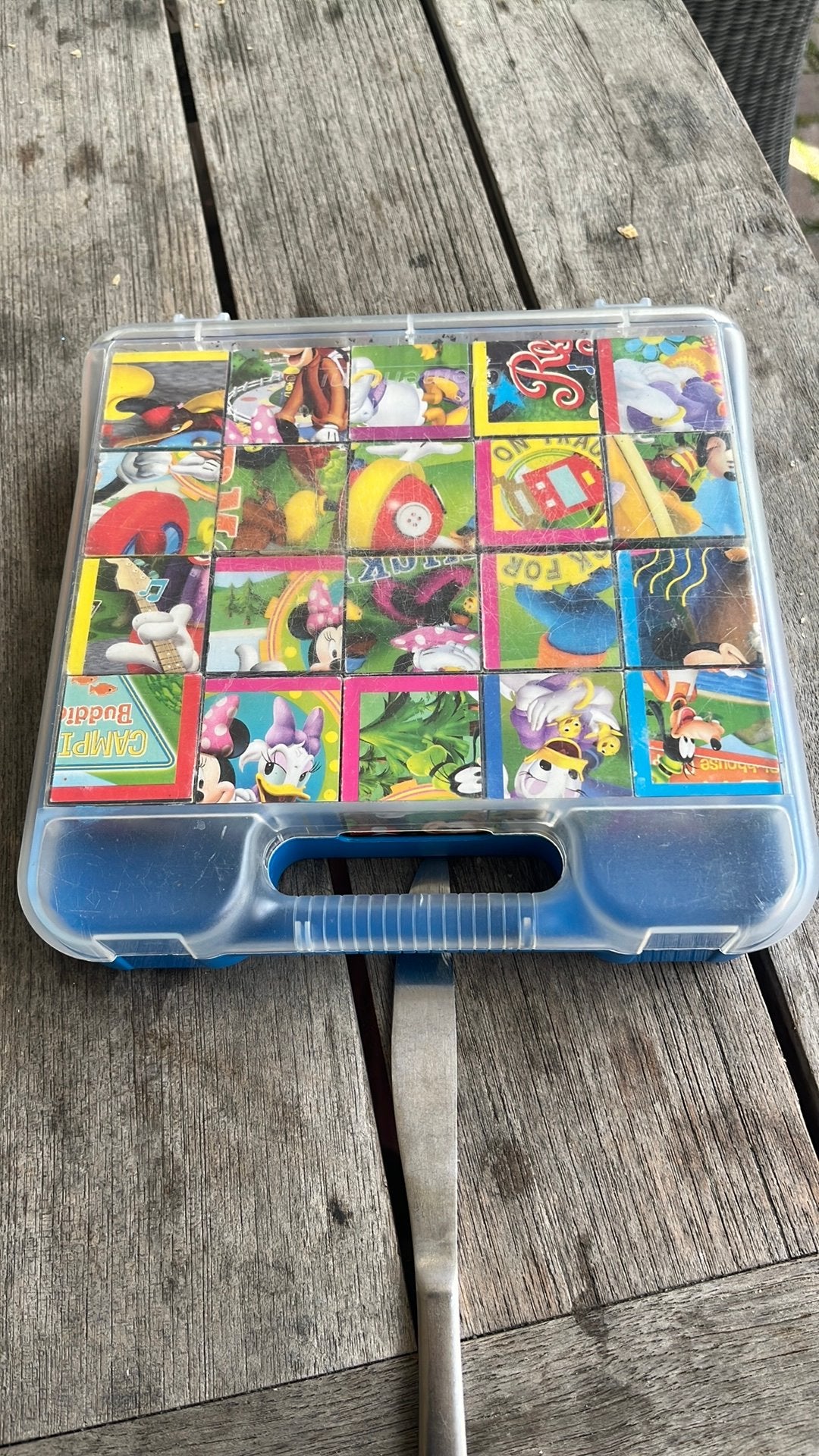 Mickey mouse puzzel 6 verschillenden soorten puzzels, Ophalen of Verzenden, 10 tot 50 stukjes, Gebruikt