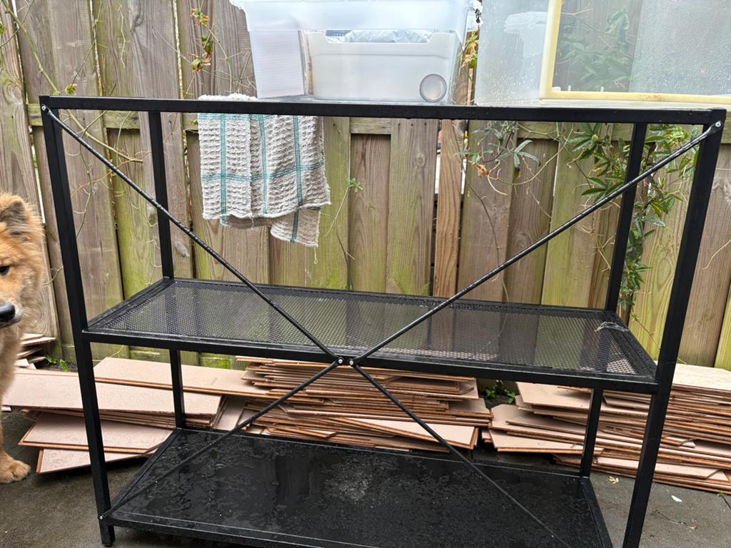 Shelf metal, Huis en Inrichting, Ophalen, Zo goed als nieuw