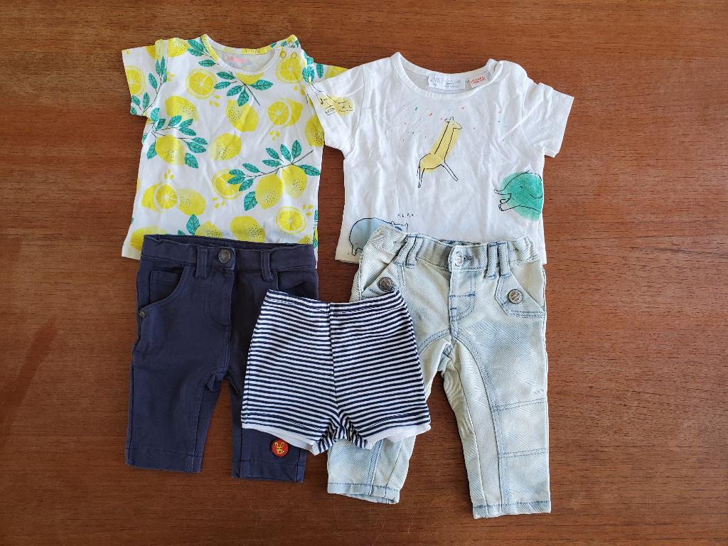Kledingpakket maat 62 - Unisex - 5 stuks - Lente zomer, Kinderen en Baby's, Ophalen of Verzenden, Zo goed als nieuw, Maat 62