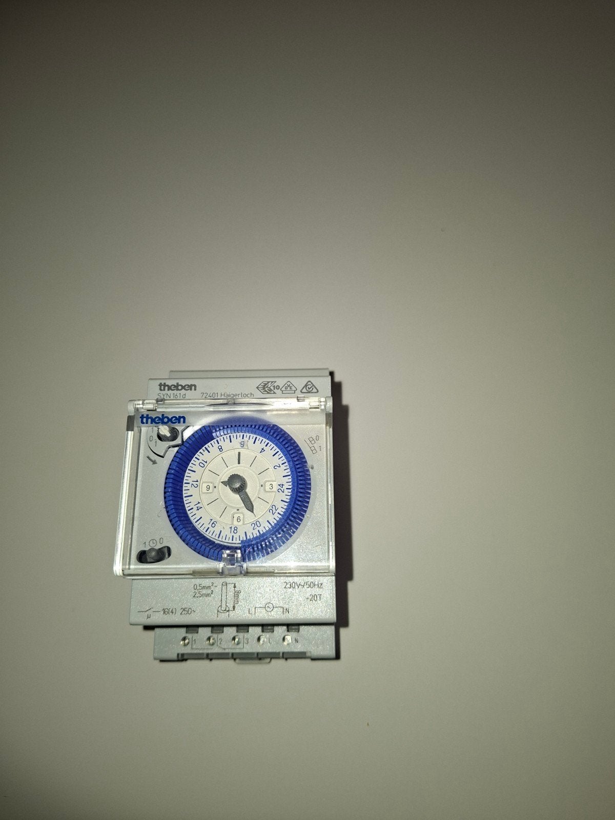 Theben SUL 181 d Analoge Schakelklok Tijdschakelaar DIN-rail, Ophalen of Verzenden, Overige typen